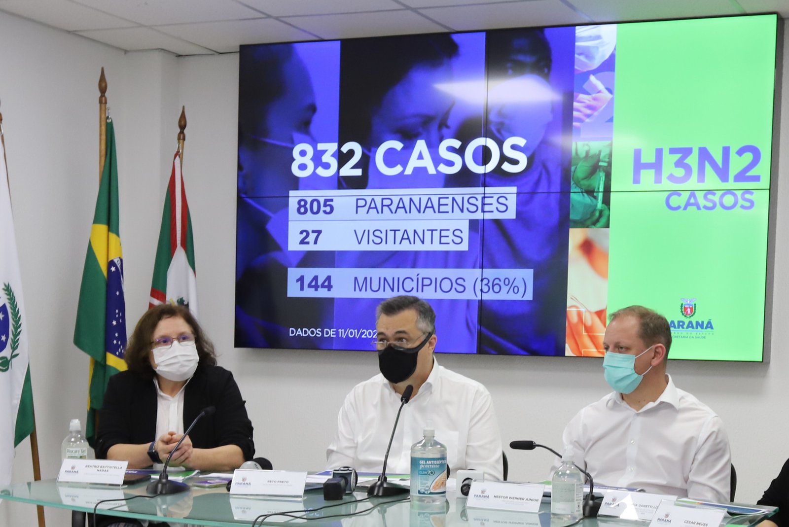 Sudoeste do Paraná soma quase 70 casos da Influenza H3N2